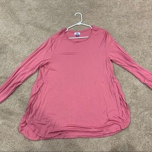 Old Navy XL pink long sleeve shirt